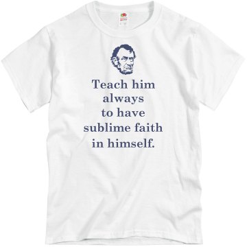 Lincoln's Letter Unisex Basic Gildan Heavy Cotton Crew Neck Tee