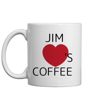 Loves Coffee  11oz Ceramic Coffee Mug