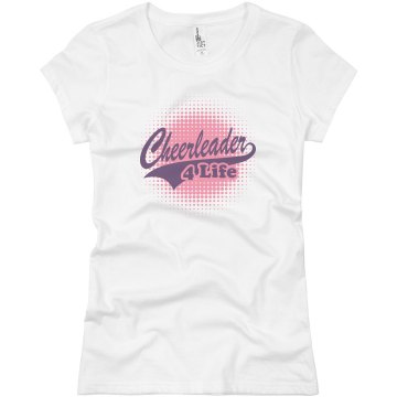 Cheer For Life Junior Fit Basic Bella Favorite Tee