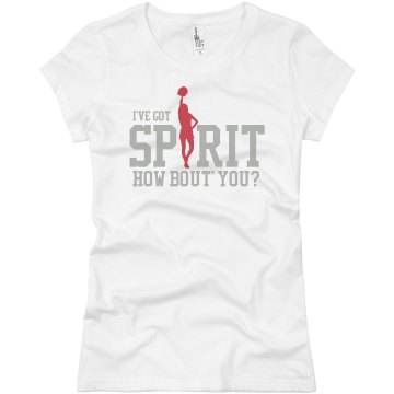 I've Got Spirit Cheer Junior Fit Basic Bella Favorite Tee