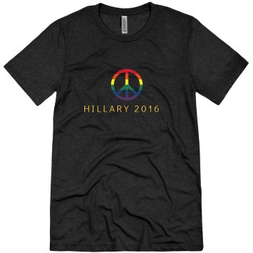 Gay Pride for Obama Unisex Canvas Triblend Tee