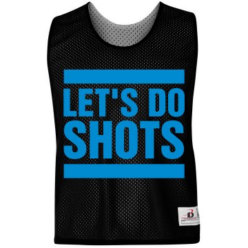 Shots Play On Words Badger Sport Lacrosse Reversible Practice Pinnie