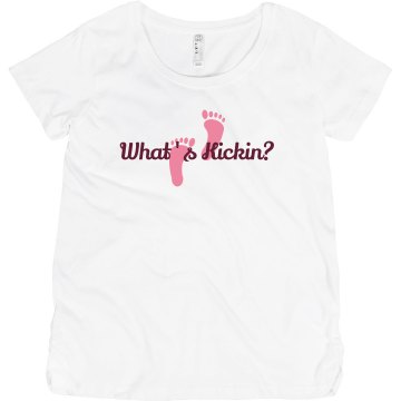 What's Kickin Maternity LA T Sportswear Tee