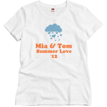Summer Love Misses Relaxed Fit Basic Gildan Ultra Cotton Tee