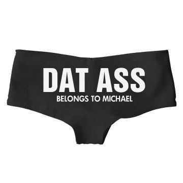 Dat Ass Is Michael's Bella White Basic Hotshort