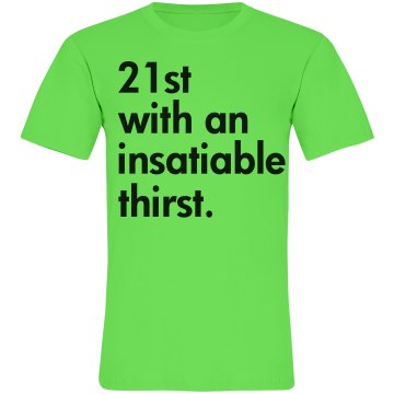 Partying Will Help Unisex American Apparel Neon Crew Neck Tee