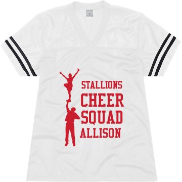 Cheer Squad Jersey Junior Fit Augusta Replica Football Jersey