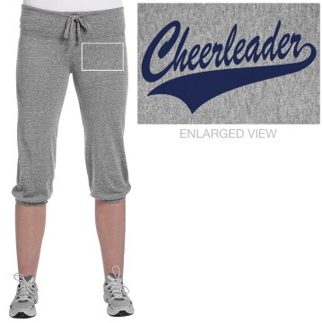 Cheerleader Capris Junior Fit Soffe Fleece Capri