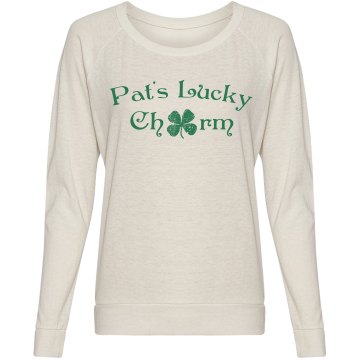 pat's lucky charm Junior Fit Bella Sheer Longer Length Rib Tank Top