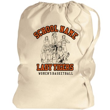 Lady Tigers Basketball Port Authority Laundry Bag