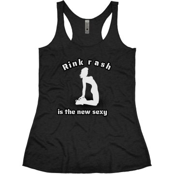 Rink Rash Junior Fit Bella Triblend Racerback Tank