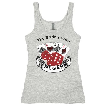 The Brides Crew Junior Fit Bella Sheer Longer Length Rib Tank Top