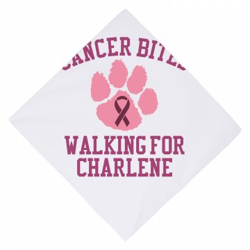 Cancer Walk Dog Bandana Dog Bandana