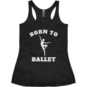 Born 2 Ballet Junior Fit Bella Crewneck Jersey Tee
