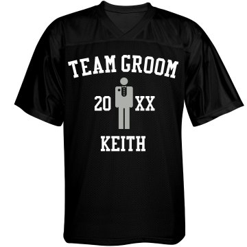 Team Groom Jersey Unisex Augusta Replica Football Jersey