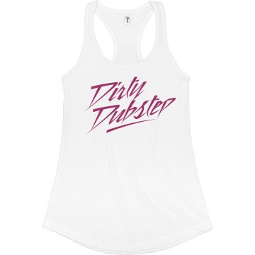 Baby's Dubstep Tank Junior Fit Bella Sheer Longer Length Rib Racerback Tank Top
