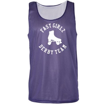 Derby Girlz Jersey Badger Sport Mesh Reversible Tank