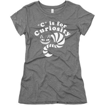 Curiosity Cat Junior Fit Bella Triblend Tee