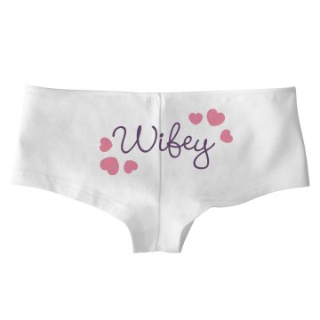 Wifey Bella White Basic Hotshort