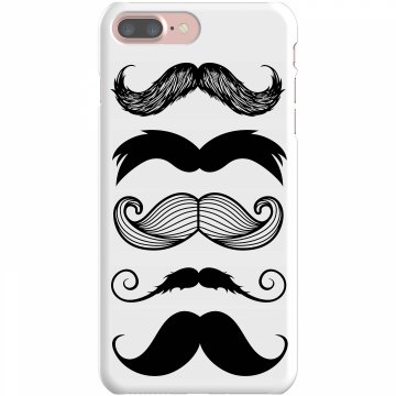 Mustache iPhone Cover Rubber iPhone 4 & 4S Case White