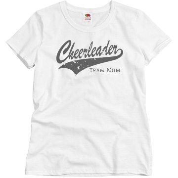 Cheerleader Script Mom Misses Relaxed Fit Basic Gildan Heavy Cotton Tee