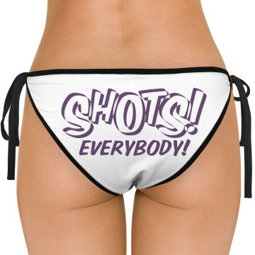 Shots Bikini Bottoms American Apparel Nylon Tricot Side-Tie Bikini Swimsuit Bottom