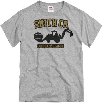 Softball Business Tee Unisex Basic Gildan Heavy Cotton Crew Neck Tee