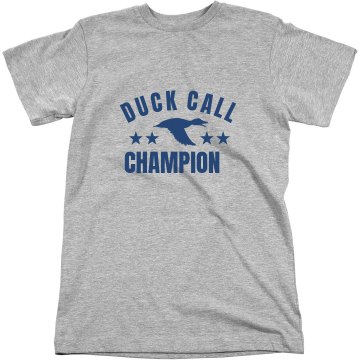 Duck Call Champion Unisex American Apparel Fine Jersey Tee