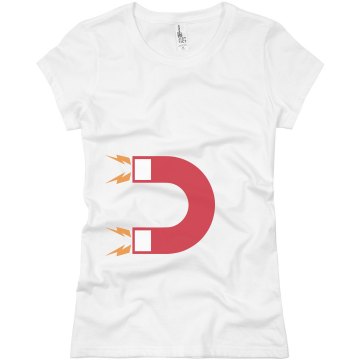 Magnet Attraction Junior Fit Basic Bella Favorite Tee