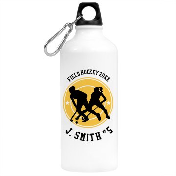 Field Hockey Water Bottle Aluminum Water Bottle