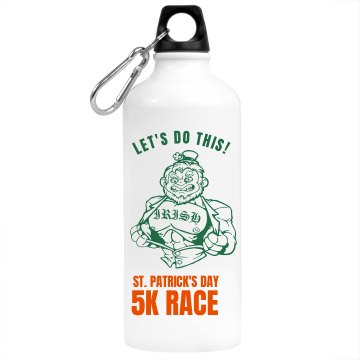St. Patrick's Race Bottle Aluminum Water Bottle