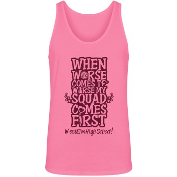 West Elm Cheer Tank Unisex American Apparel Neon Tank