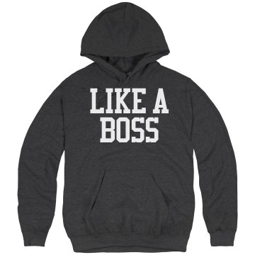 Seniors Like a Boss Unisex Gildan Heavy Blend Hoodie