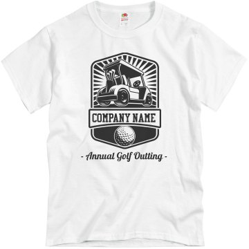 Golf Outing Unisex Basic Gildan Heavy Cotton Crew Neck Tee