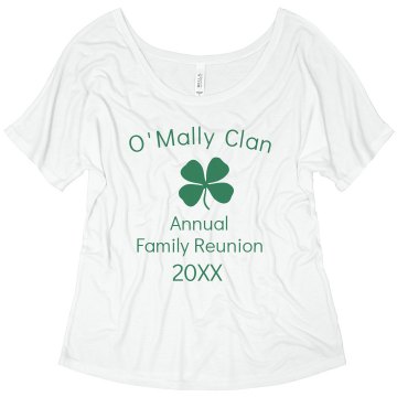 O'Mally Clan Junior Fit Bella Sheer Longer Length Rib Tee