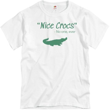 Nice Crocs Tee Unisex Basic Gildan Heavy Cotton Crew Neck Tee