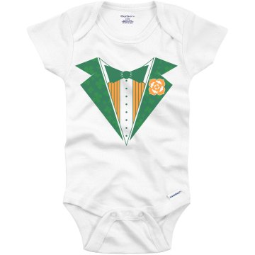 Onesie Irish Tuxedo Infant Gerber Onesies
