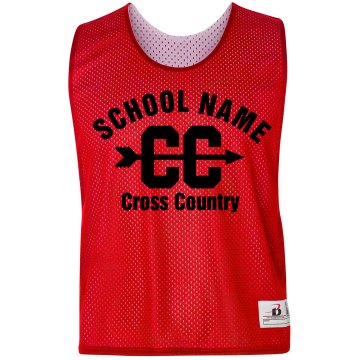Cross Country Pinnie Badger Sport Lacrosse Reversible Practice Pinnie