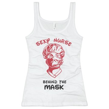 Sexy Nurse Tee Junior Fit Basic Bella 2x1 Rib Tank Top
