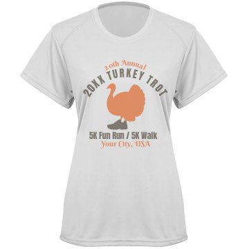Thanksgiving Trot Tee Paragon Women's Performance Tee