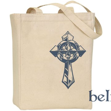 Believe Cross Liberty Bags Canvas Tote