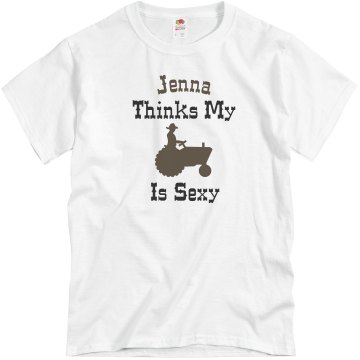 Tractor is Sexy Unisex Basic Gildan Heavy Cotton Crew Neck Tee
