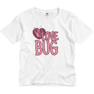 Love Bug Youth Basic Gildan Ultra Cotton Crew Neck Tee