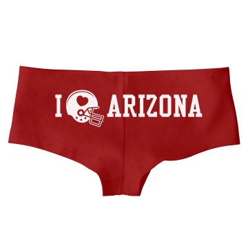 I Love Arizona Football Bella Hotshort