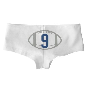  Football Player Number Bella White Basic Hotshort