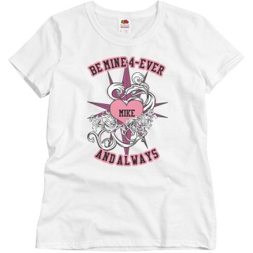 Be Mine 4-Ever Always Misses Relaxed Fit Basic Gildan Ultra Cotton Tee