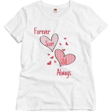 Couple Forever Misses Relaxed Fit Basic Gildan Ultra Cotton Tee
