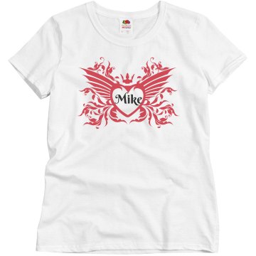 Mike's Love Forever Misses Relaxed Fit Basic Gildan Ultra Cotton Tee