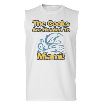 Cooks Miami Vacation Unisex Basic Gildan Ultra Cotton Sleeveless Tee