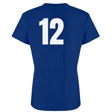 Biggest Boozer w/Back Junior Fit American Apparel Fine Jersey Tee